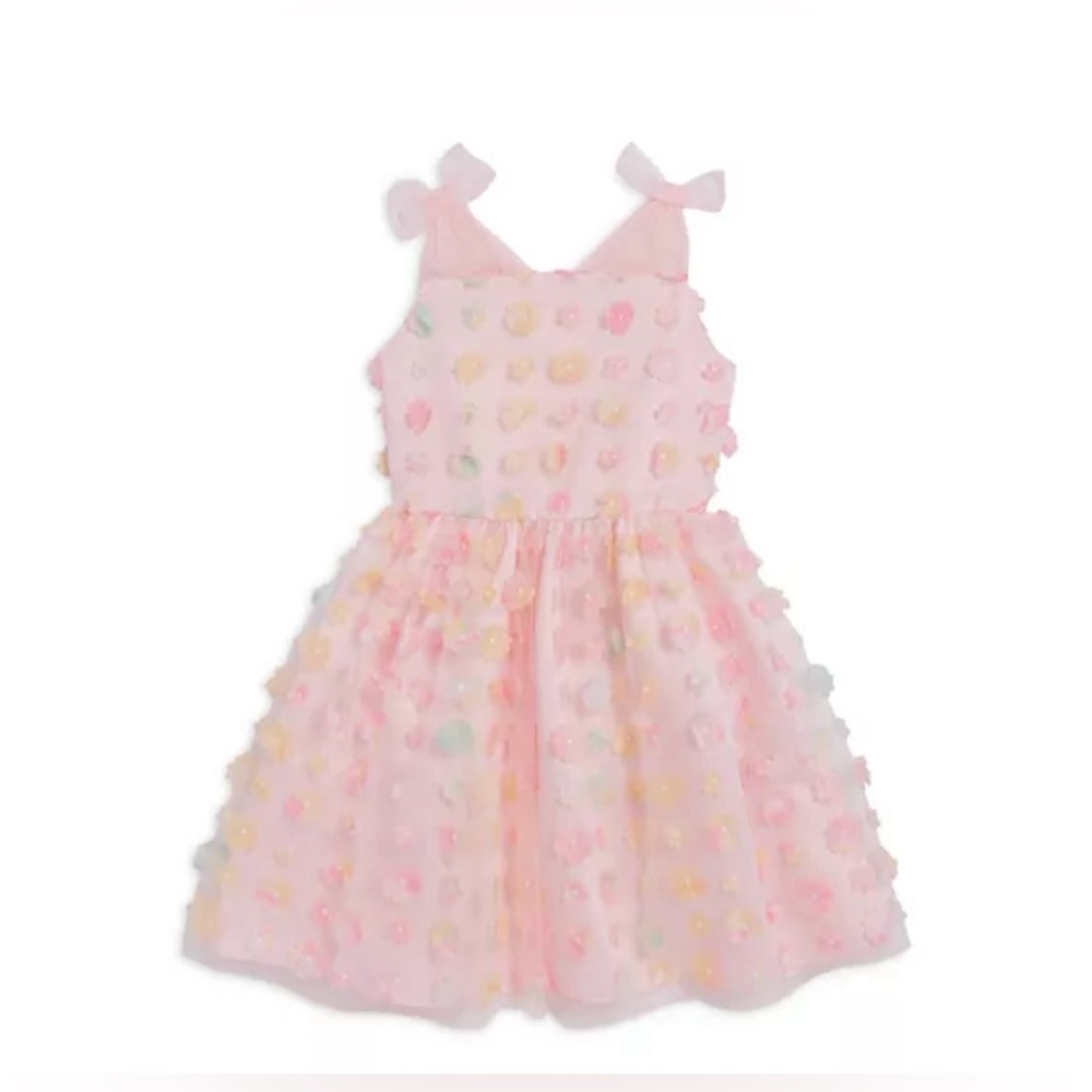 NWT Us Angels Girls Sleeveless Illusions Dress